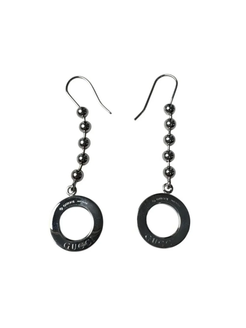 Gucci Ball Chain 925 Earrings